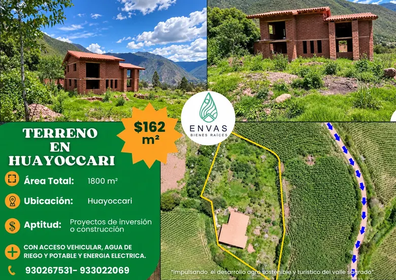 Vista de Terreno/House in Huayocari