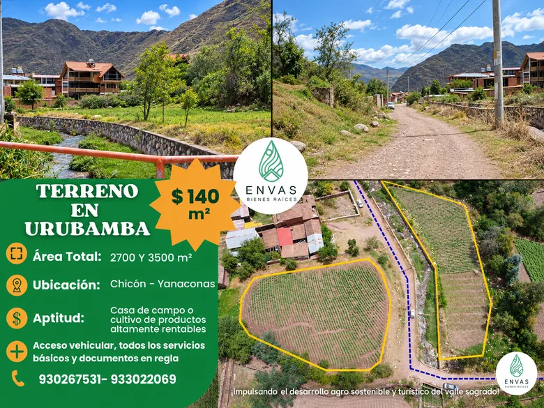 Vista de Terreno en Chicon · Urubamba