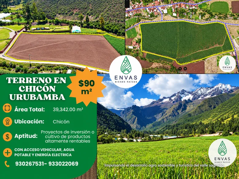 Vista de Terreno en Chicon · Urubamba