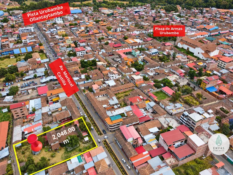 Vista de Terreno en Av. Mariscal Castilla · Urubamba